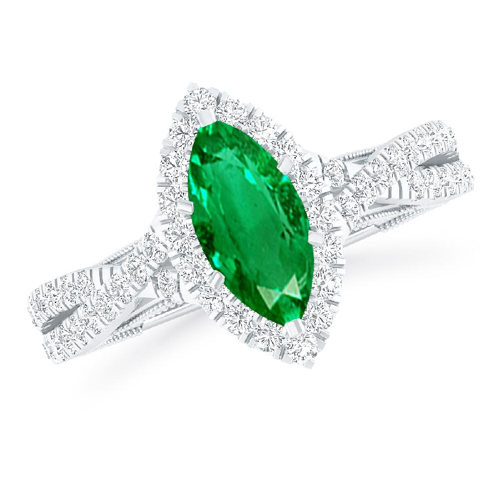 White Gold - Emerald