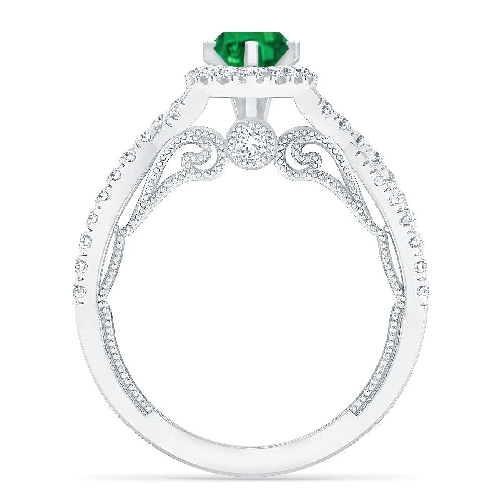 White Gold - Emerald