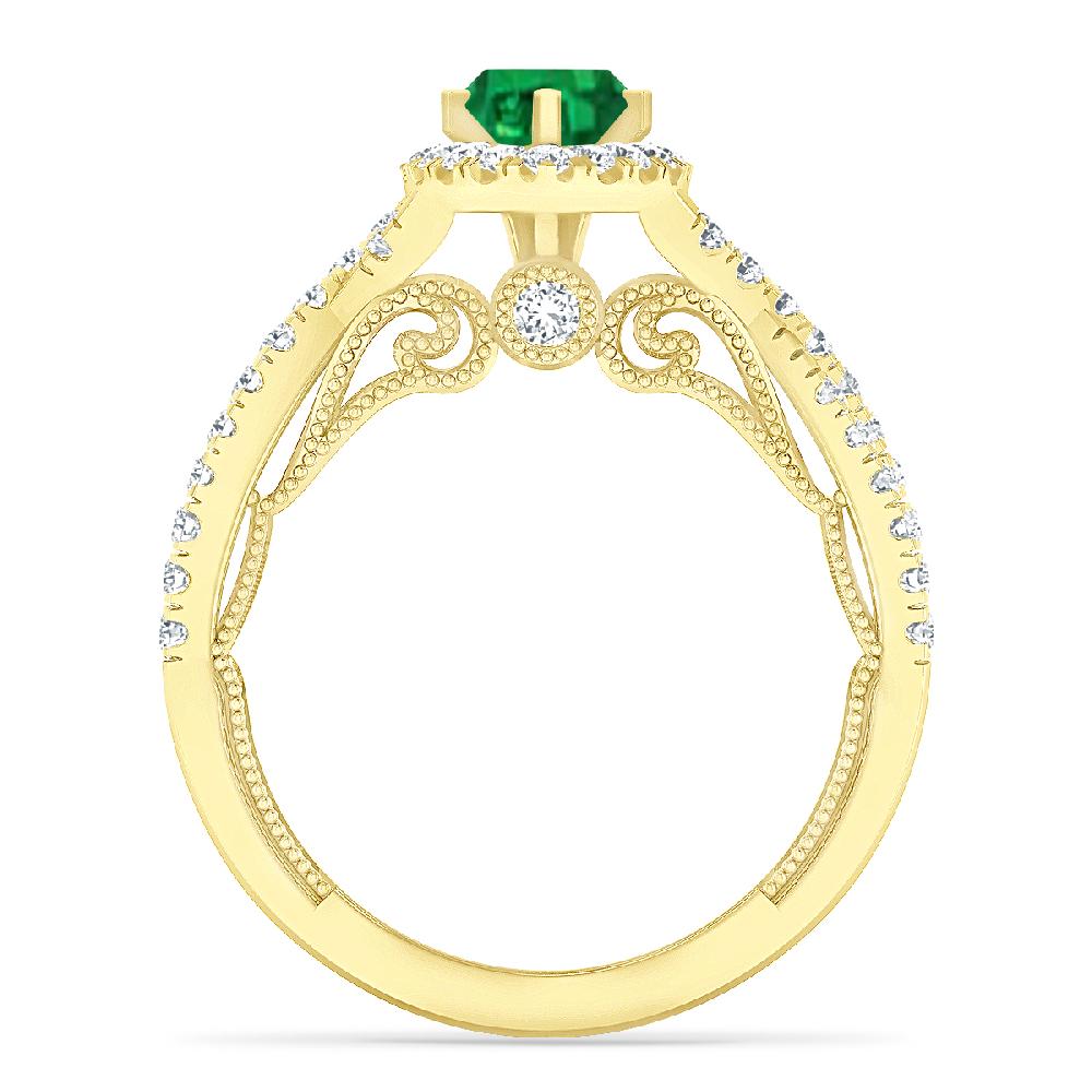 Yellow Gold - Emerald