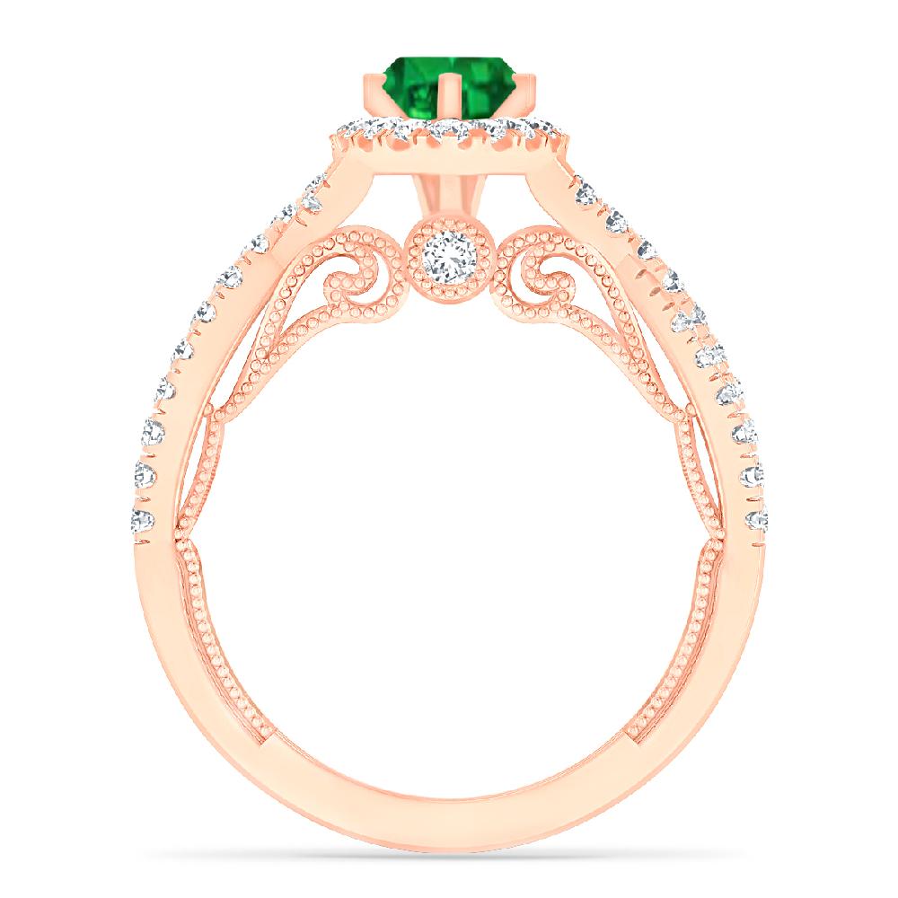 Rose Gold - Emerald