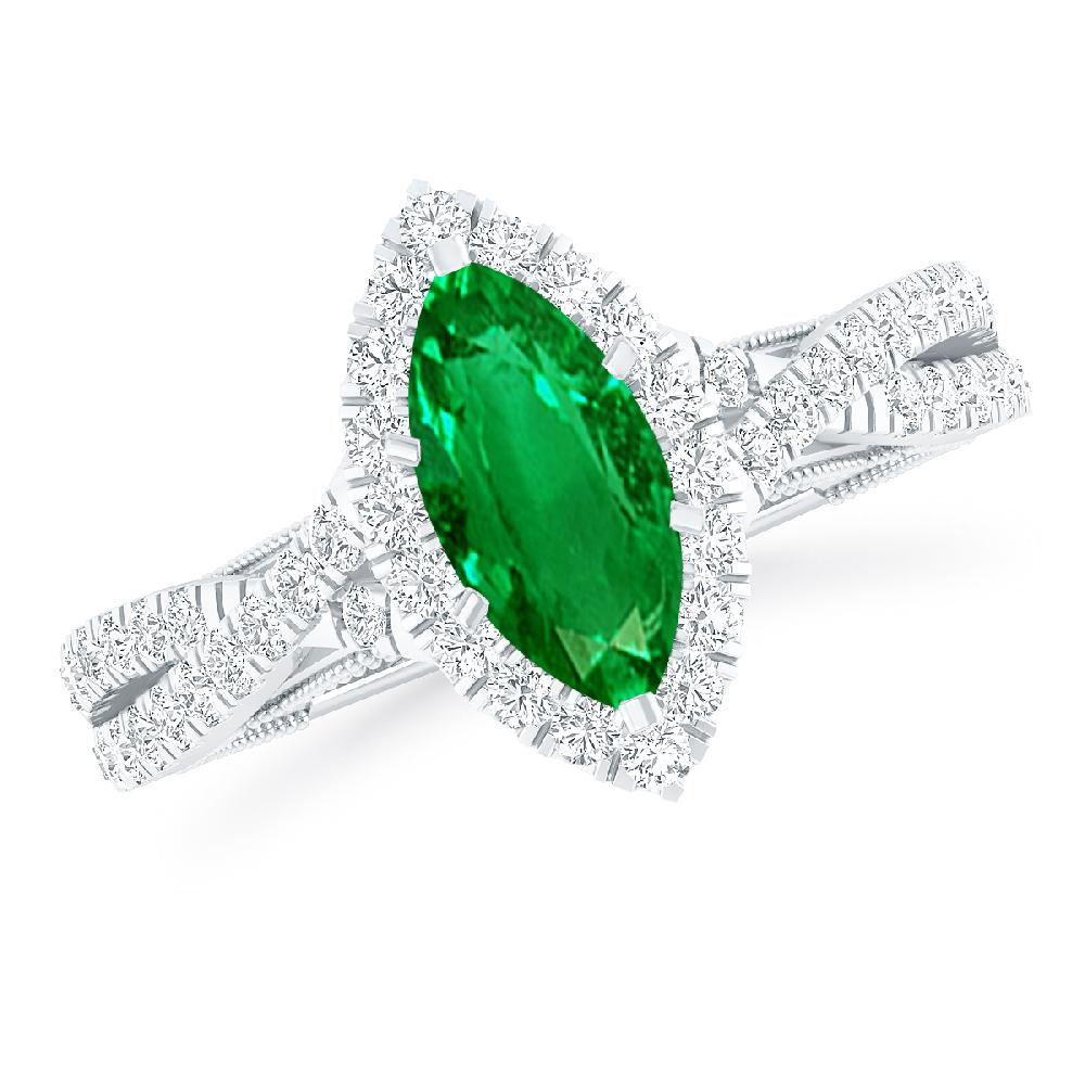 White Gold - Emerald