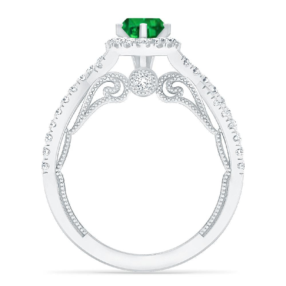 White Gold - Emerald