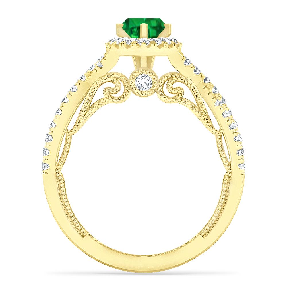 Yellow Gold - Emerald