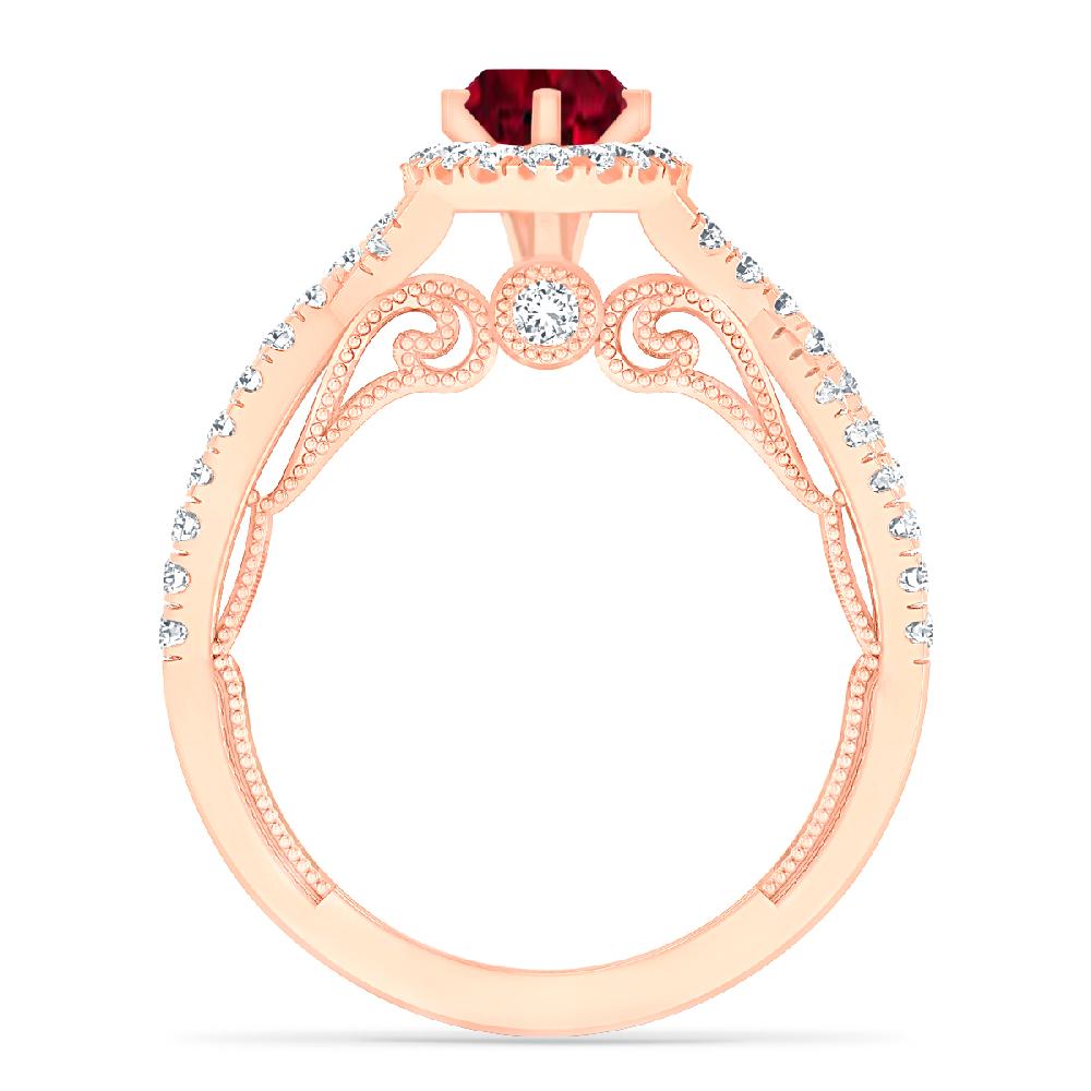Rose Gold - Garnet