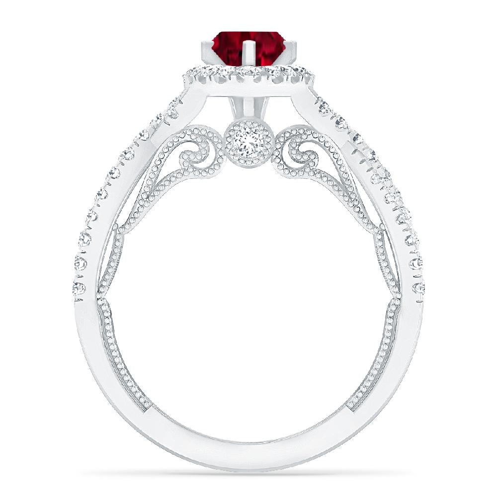 White Gold - Garnet