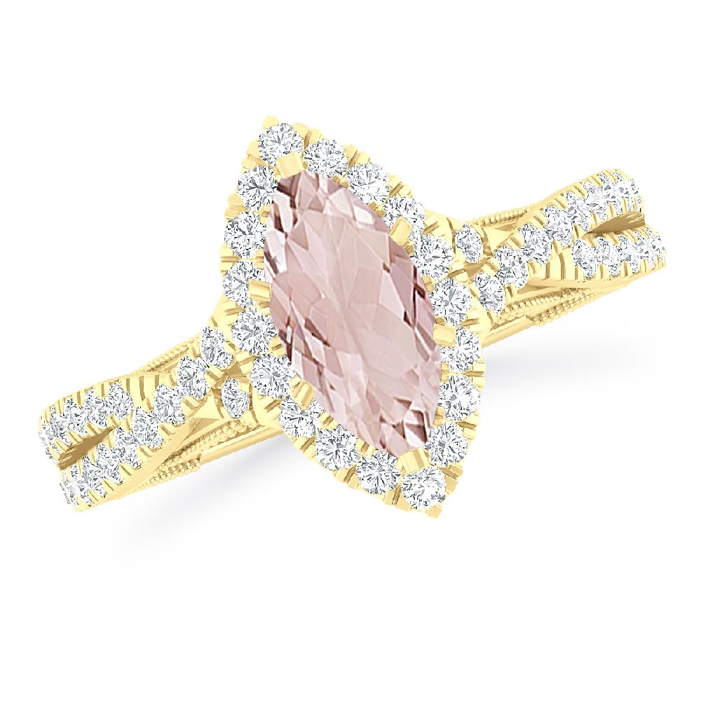 Yellow Gold - Morganite