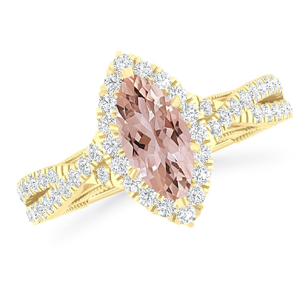 Yellow Gold - Morganite