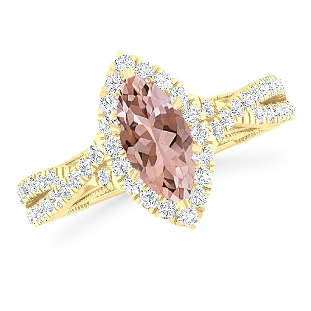 Yellow Gold - Morganite
