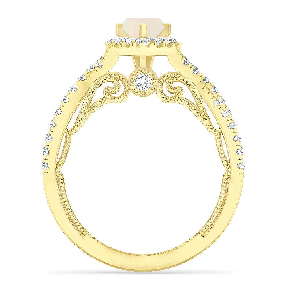 Yellow Gold - Opal