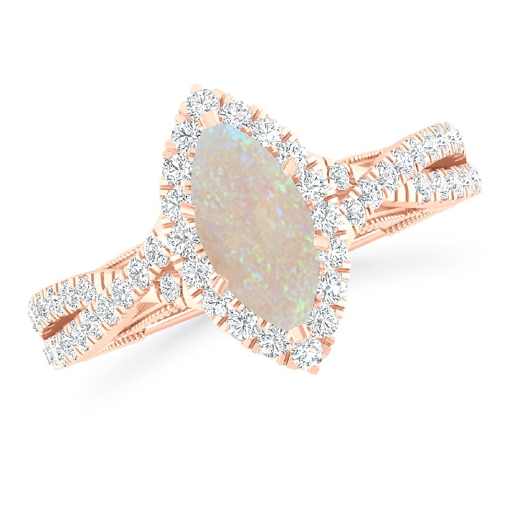 Rose Gold - Opal
