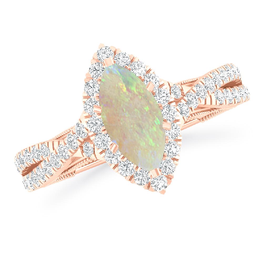Rose Gold - Opal