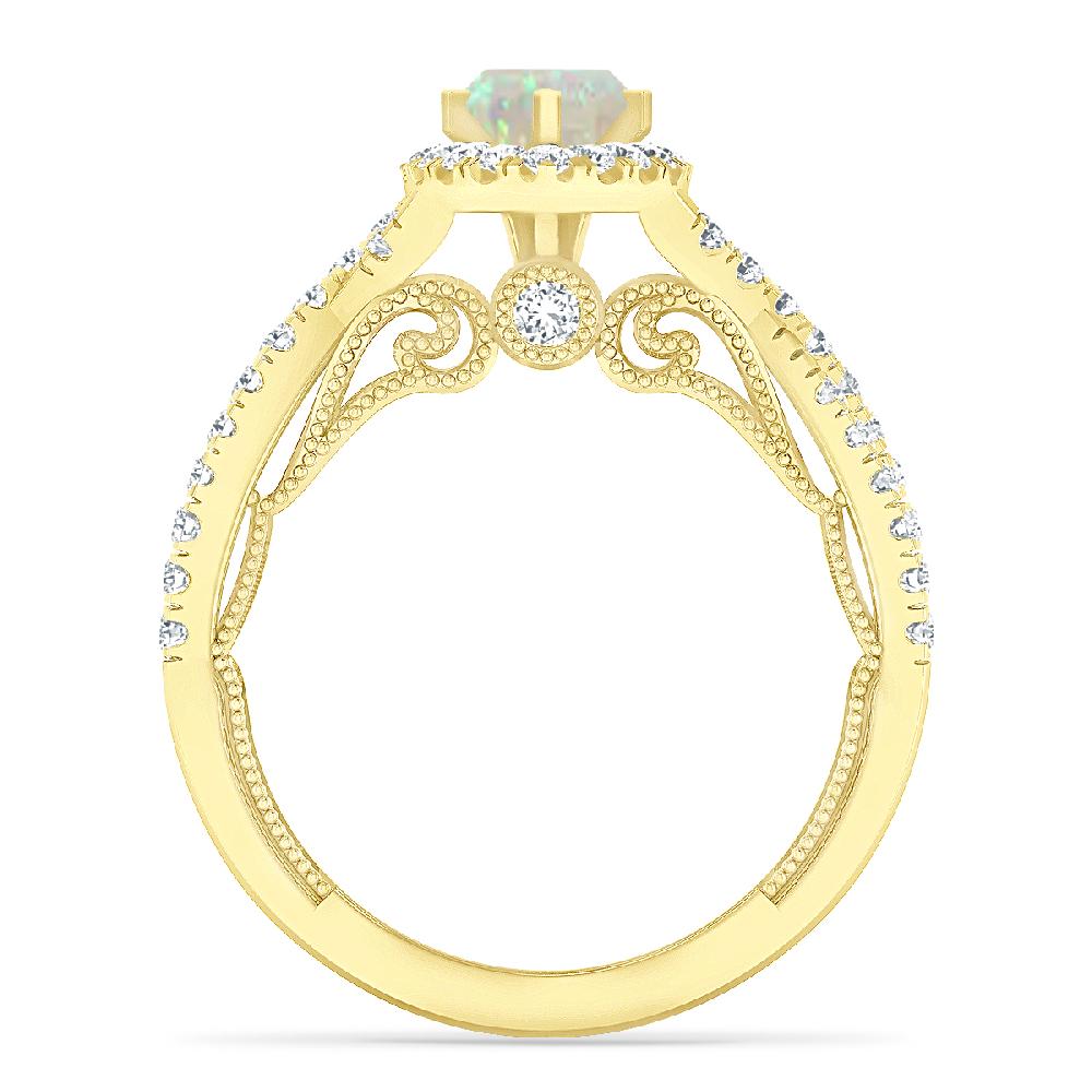 Yellow Gold - Opal
