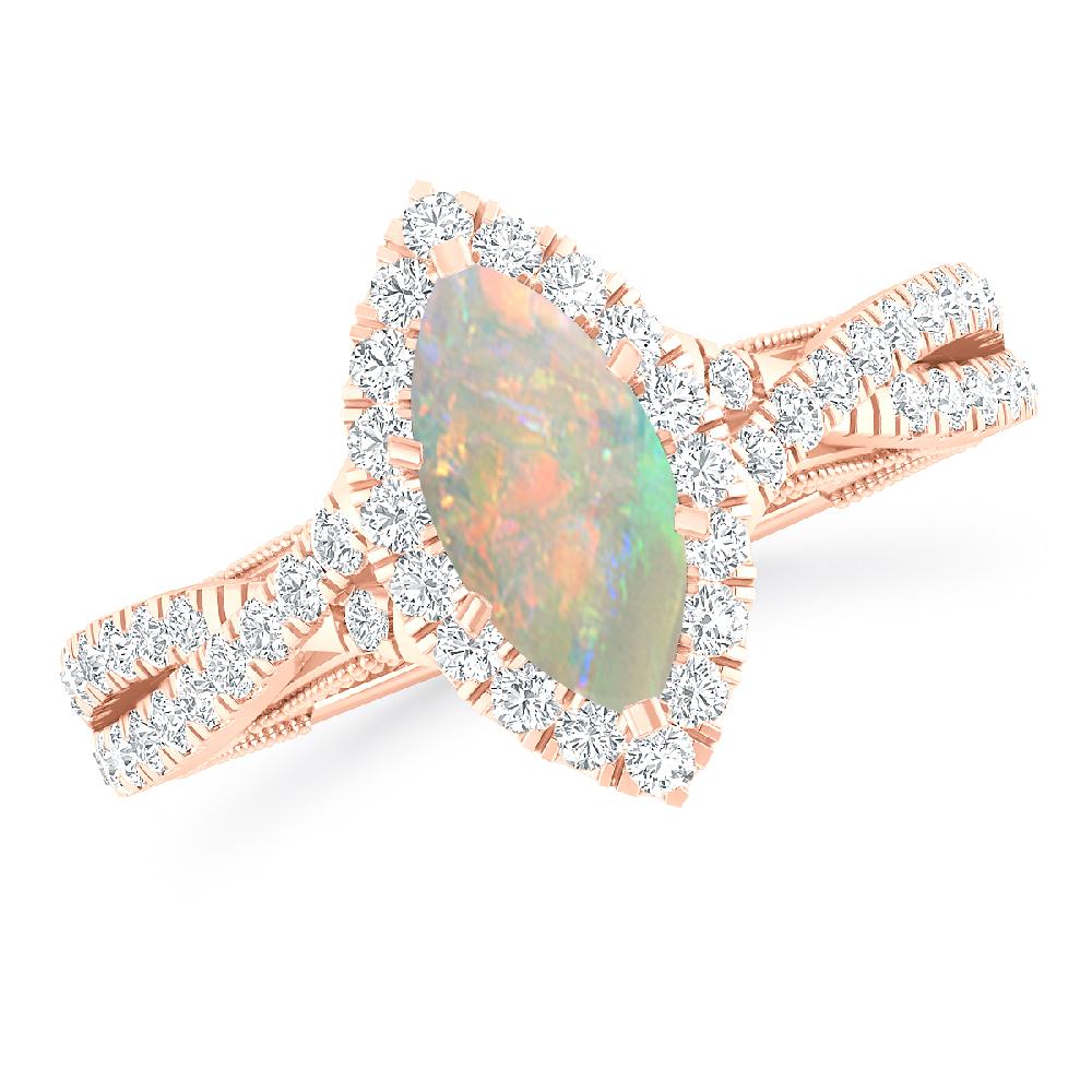Rose Gold - Opal