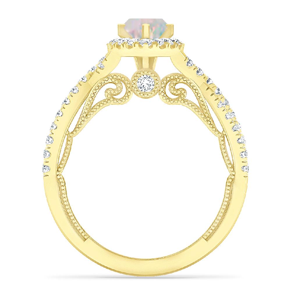 Yellow Gold - Opal