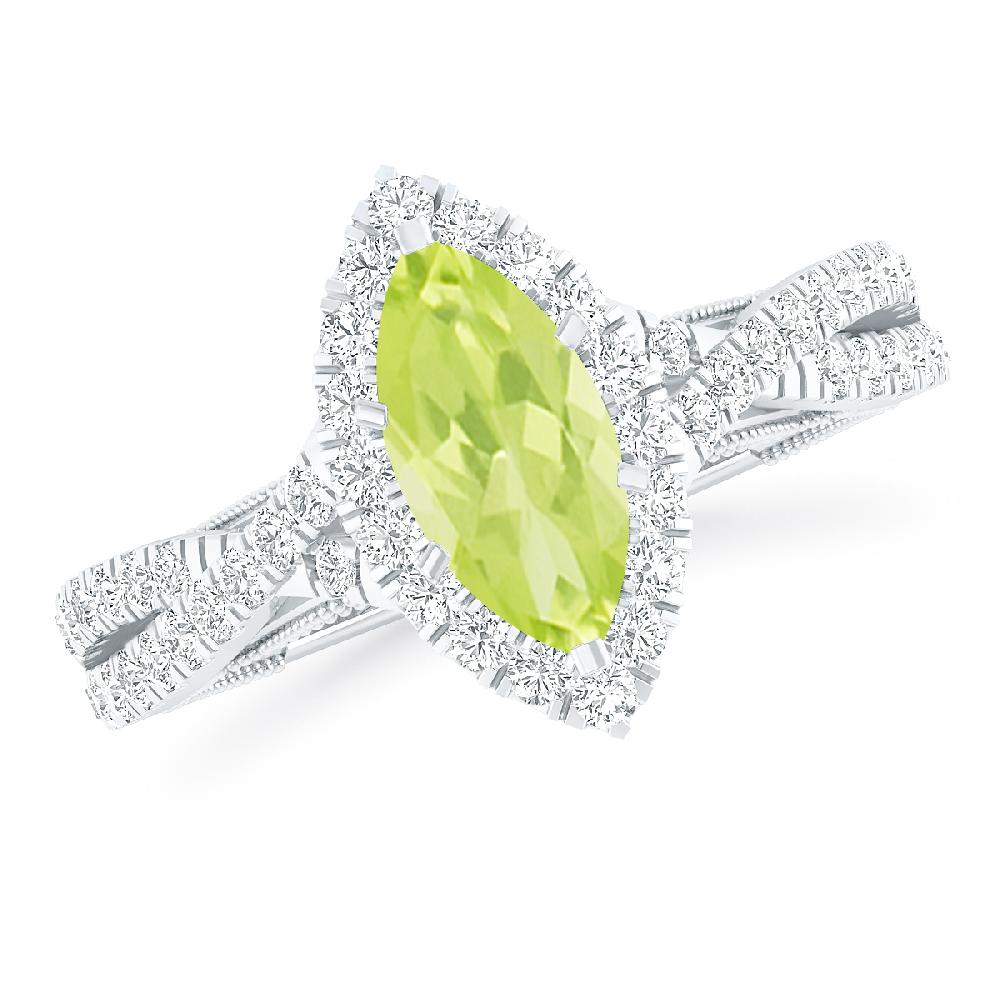 White Gold - Peridot