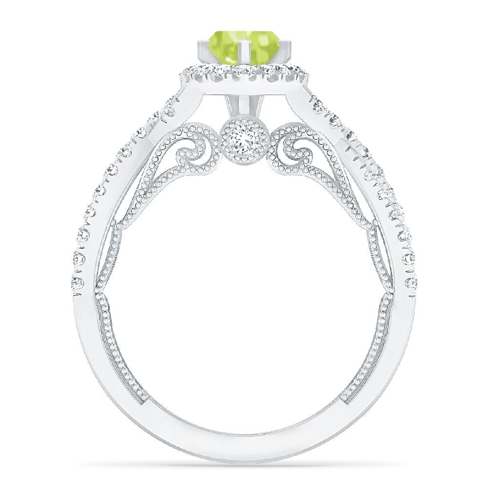 White Gold - Peridot