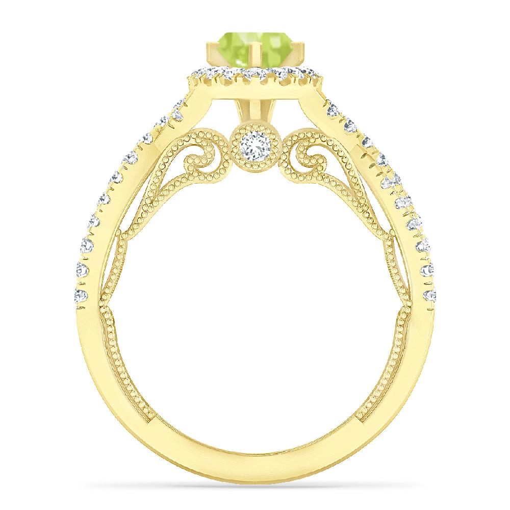 Yellow Gold - Peridot