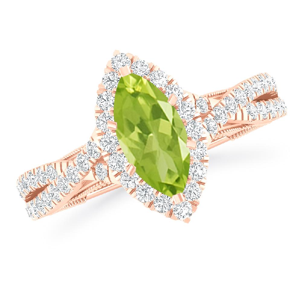 Rose Gold - Peridot