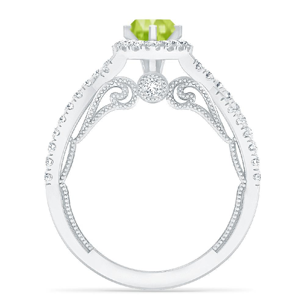 White Gold - Peridot