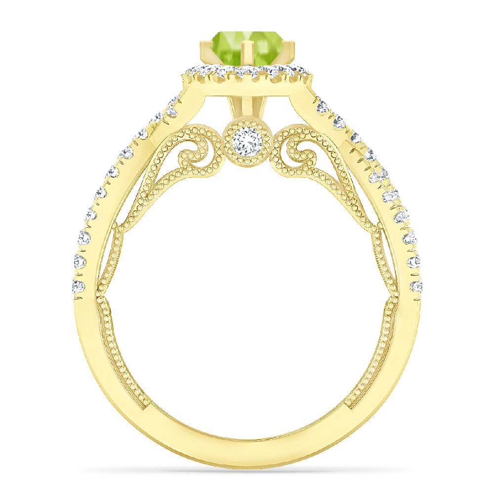 Yellow Gold - Peridot