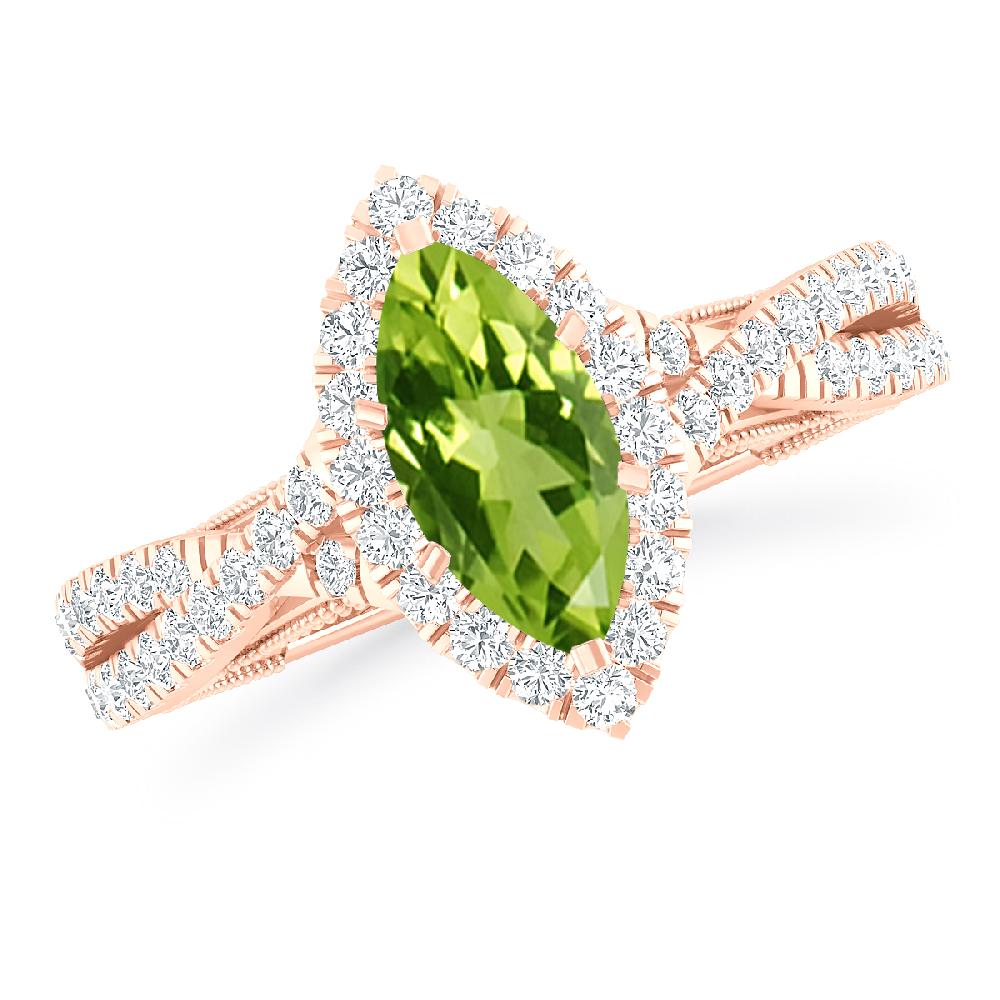 Rose Gold - Peridot