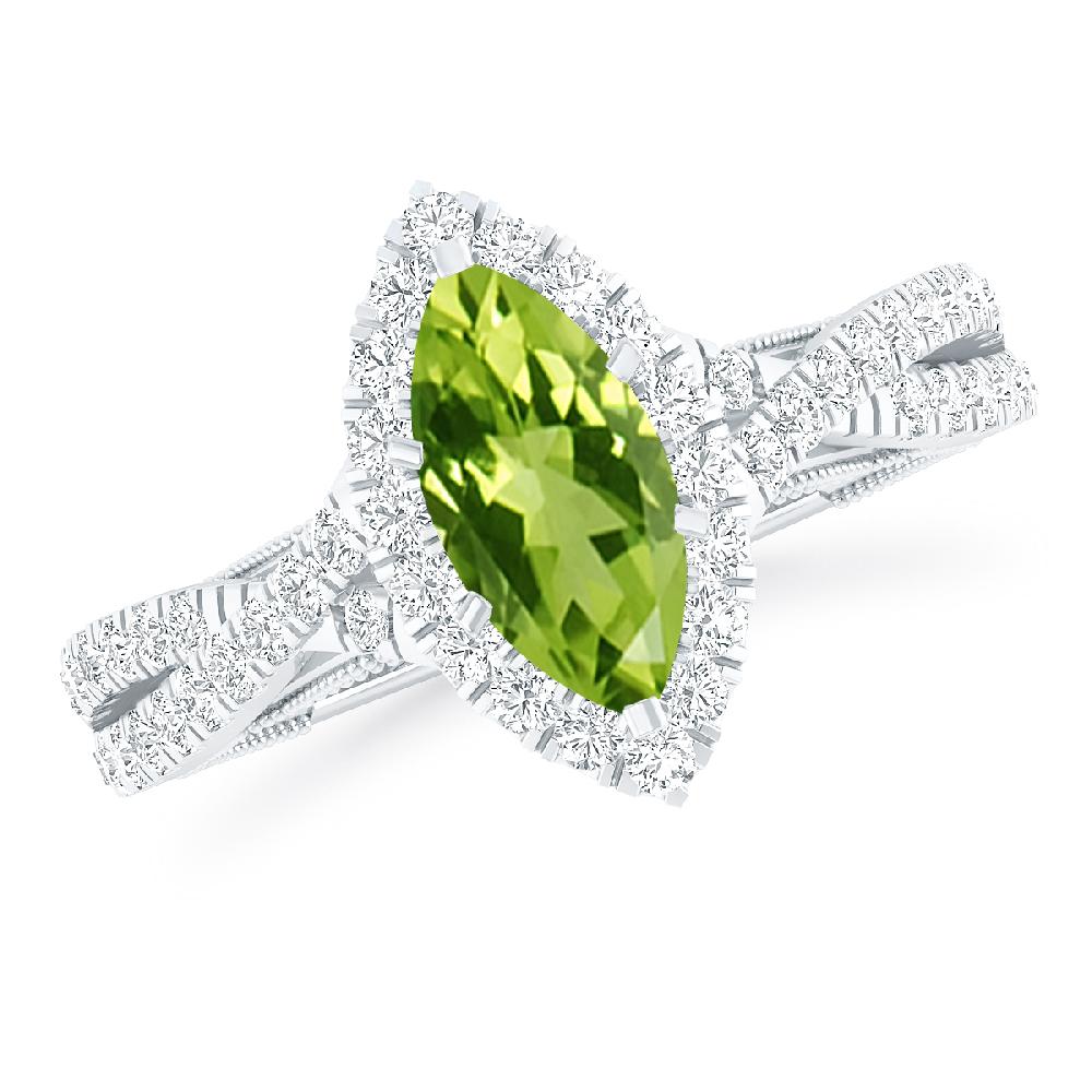 White Gold - Peridot