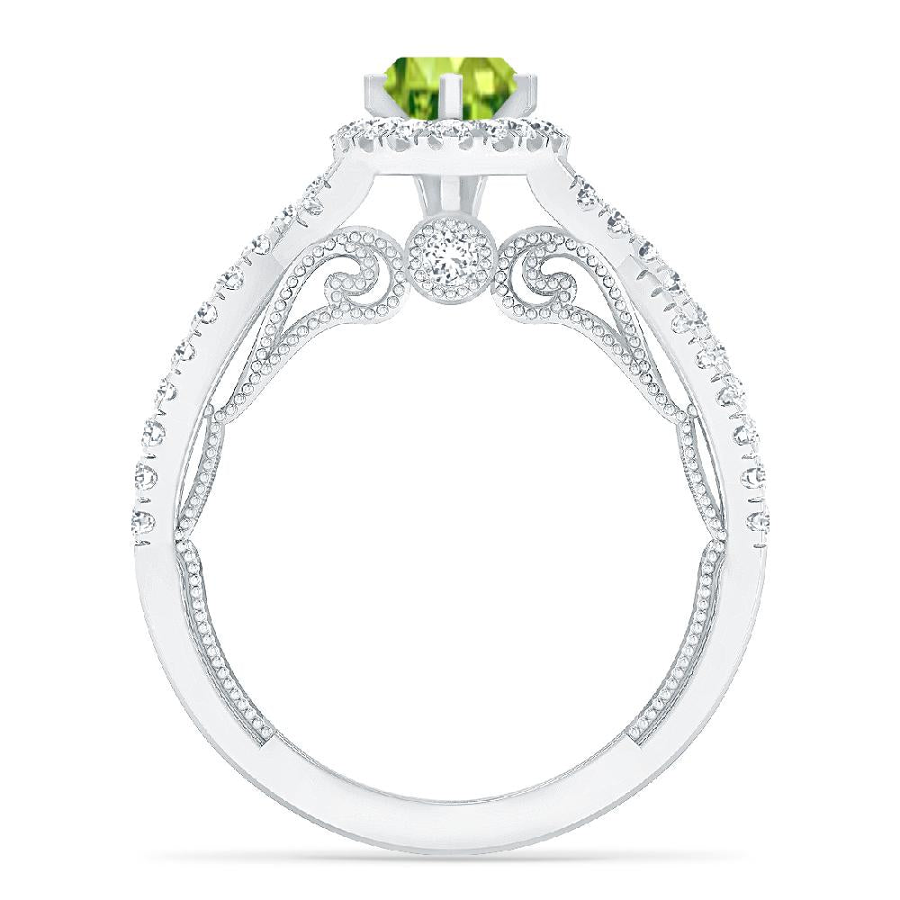 White Gold - Peridot