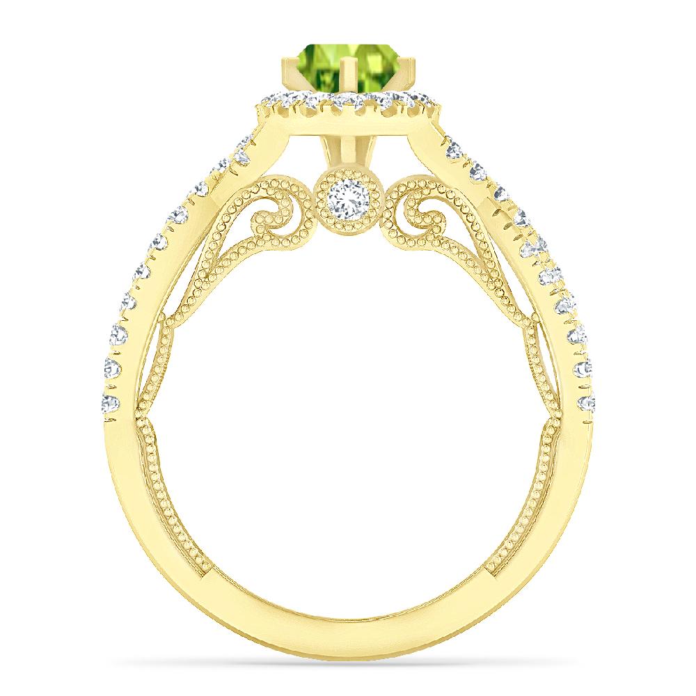 Yellow Gold - Peridot