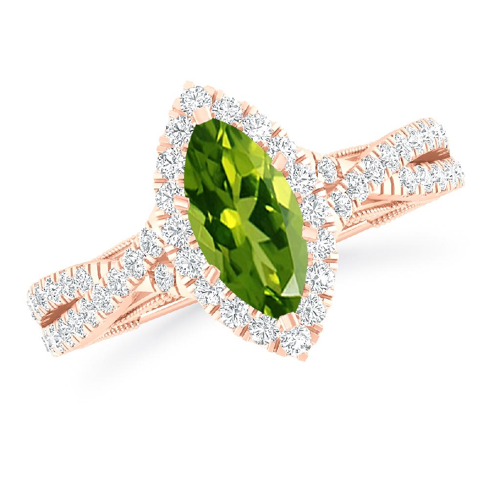 Rose Gold - Peridot