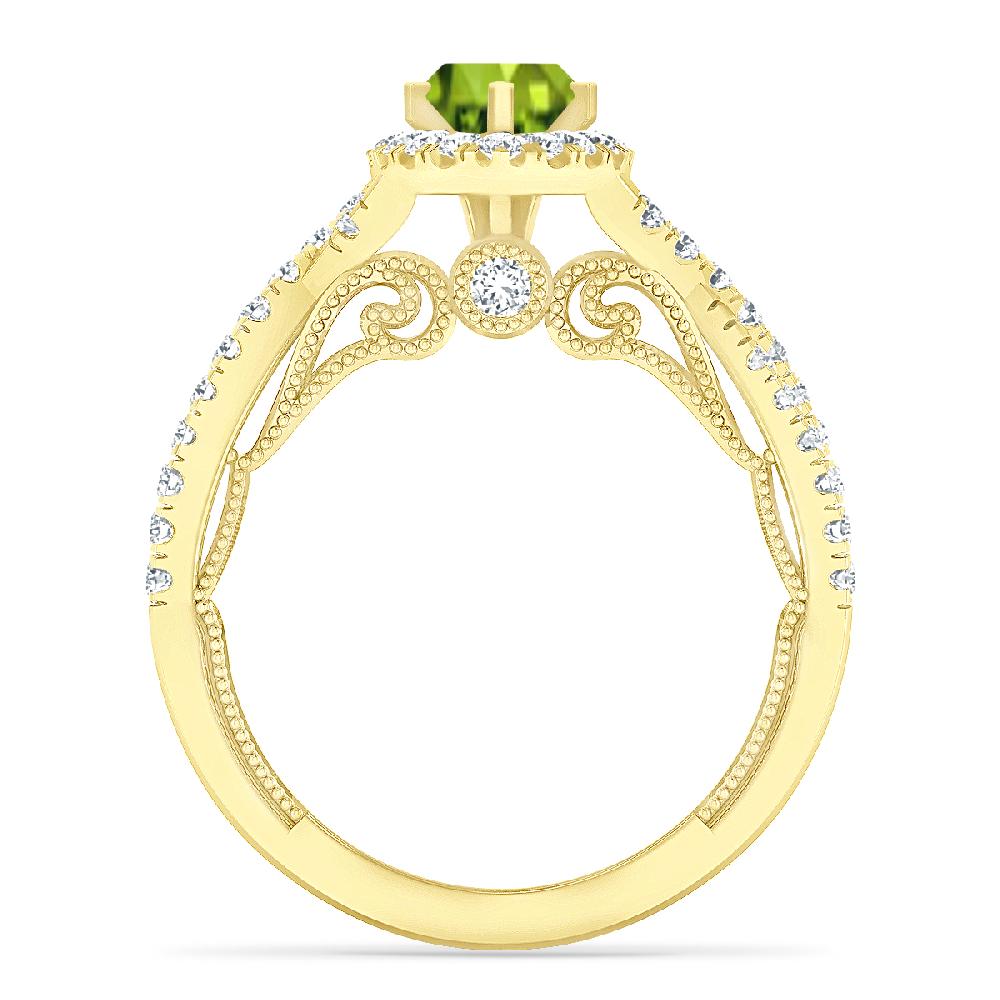 Yellow Gold - Peridot