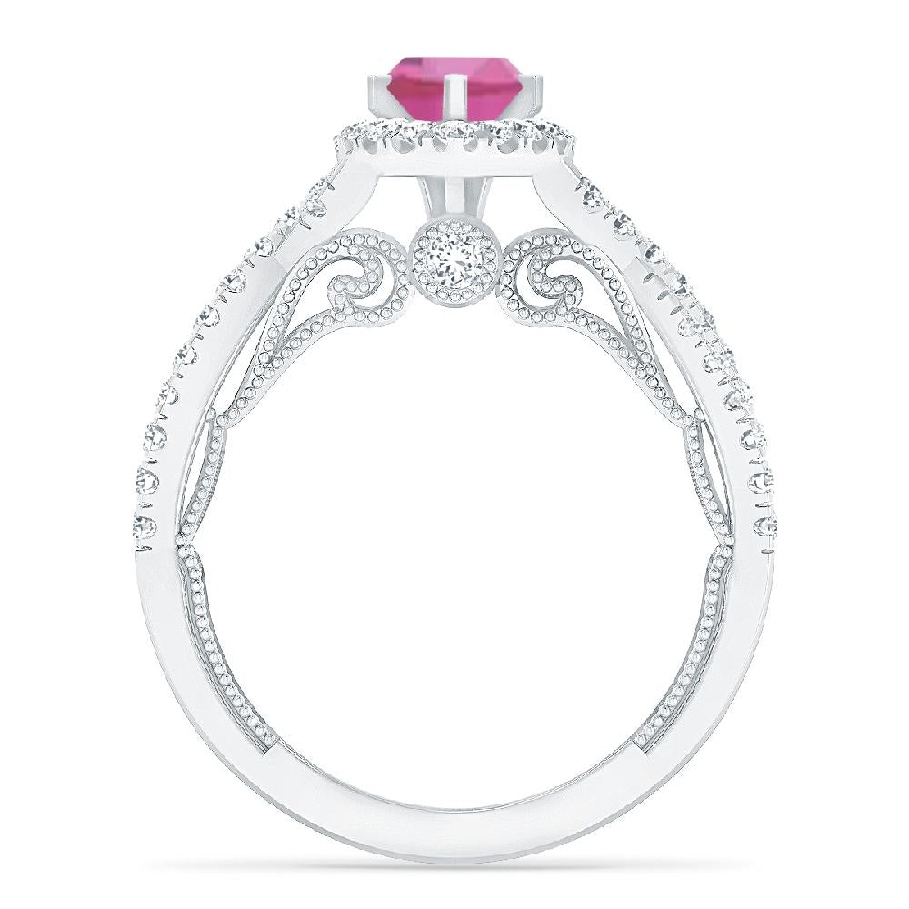 White Gold - Pink Tourmaline
