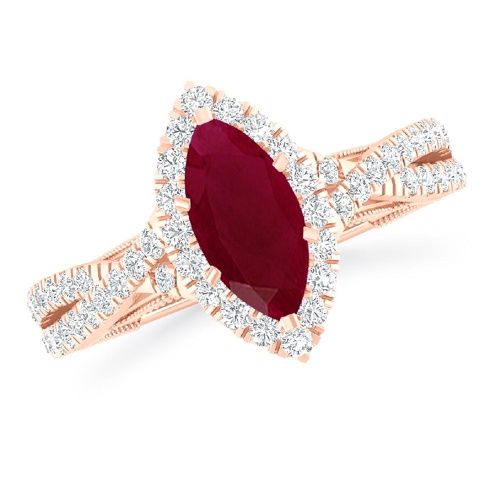 Rose Gold - Ruby