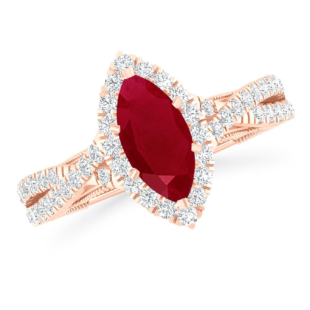 Rose Gold - Ruby