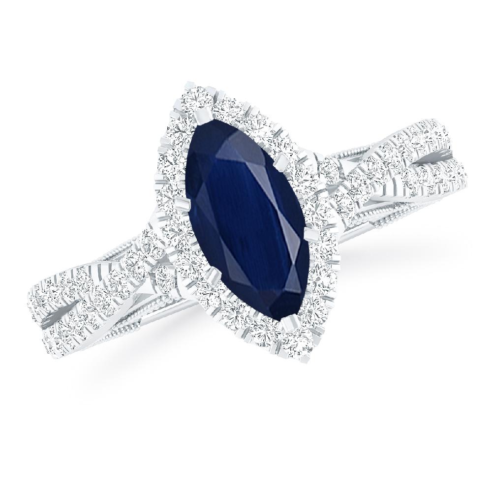 White Gold - Sapphire