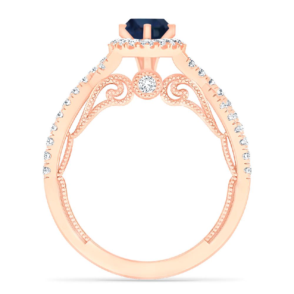 Rose Gold - Sapphire
