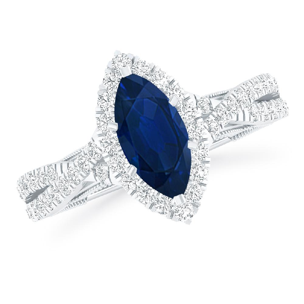 White Gold - Sapphire
