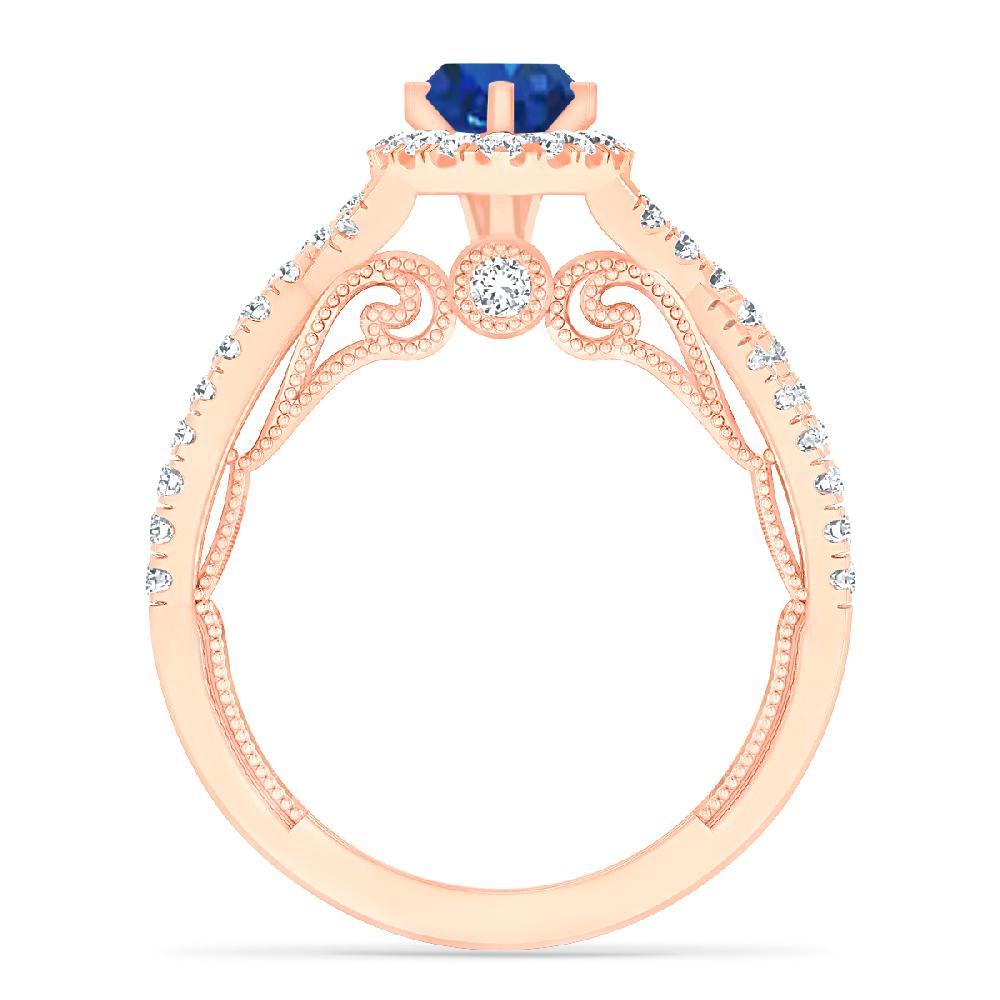 Rose Gold - Sapphire