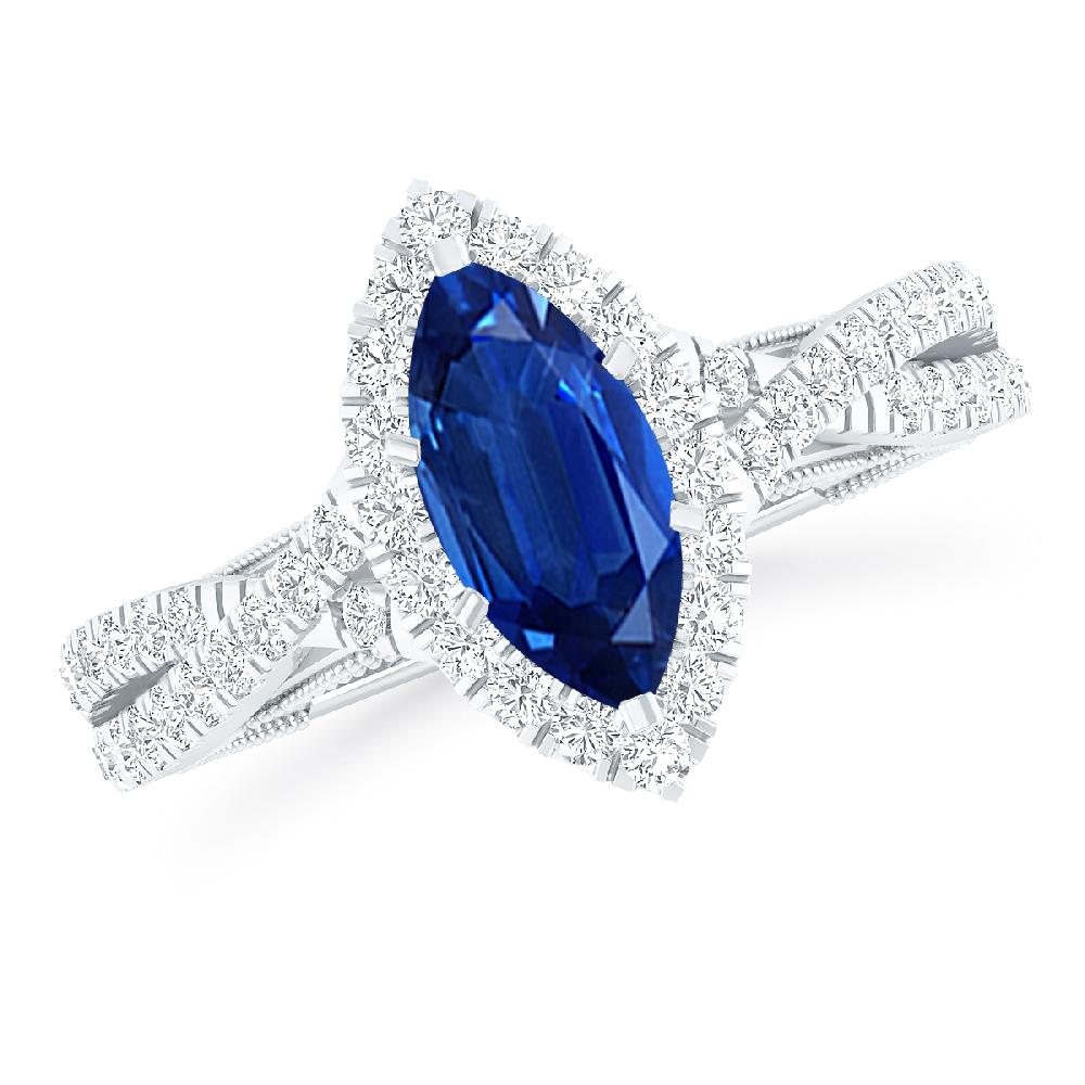 White Gold - Sapphire