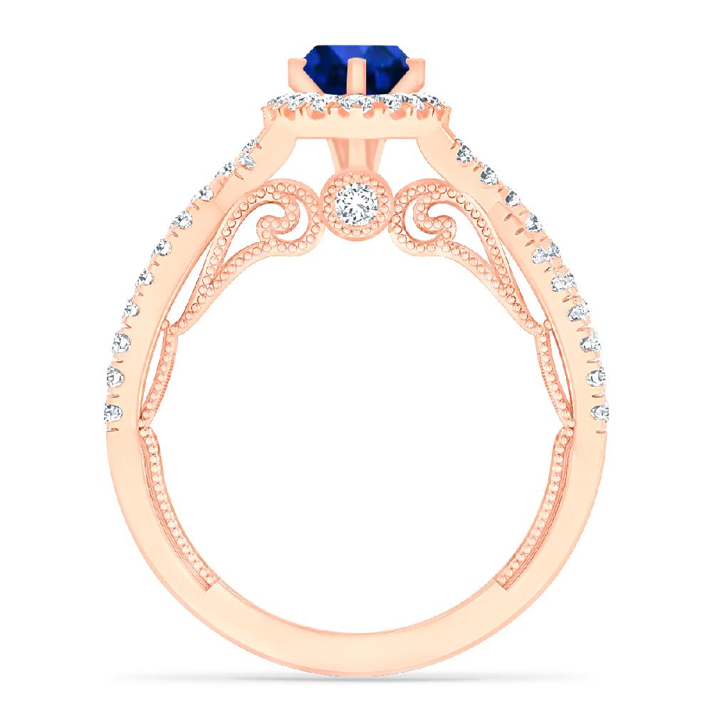 Rose Gold - Sapphire