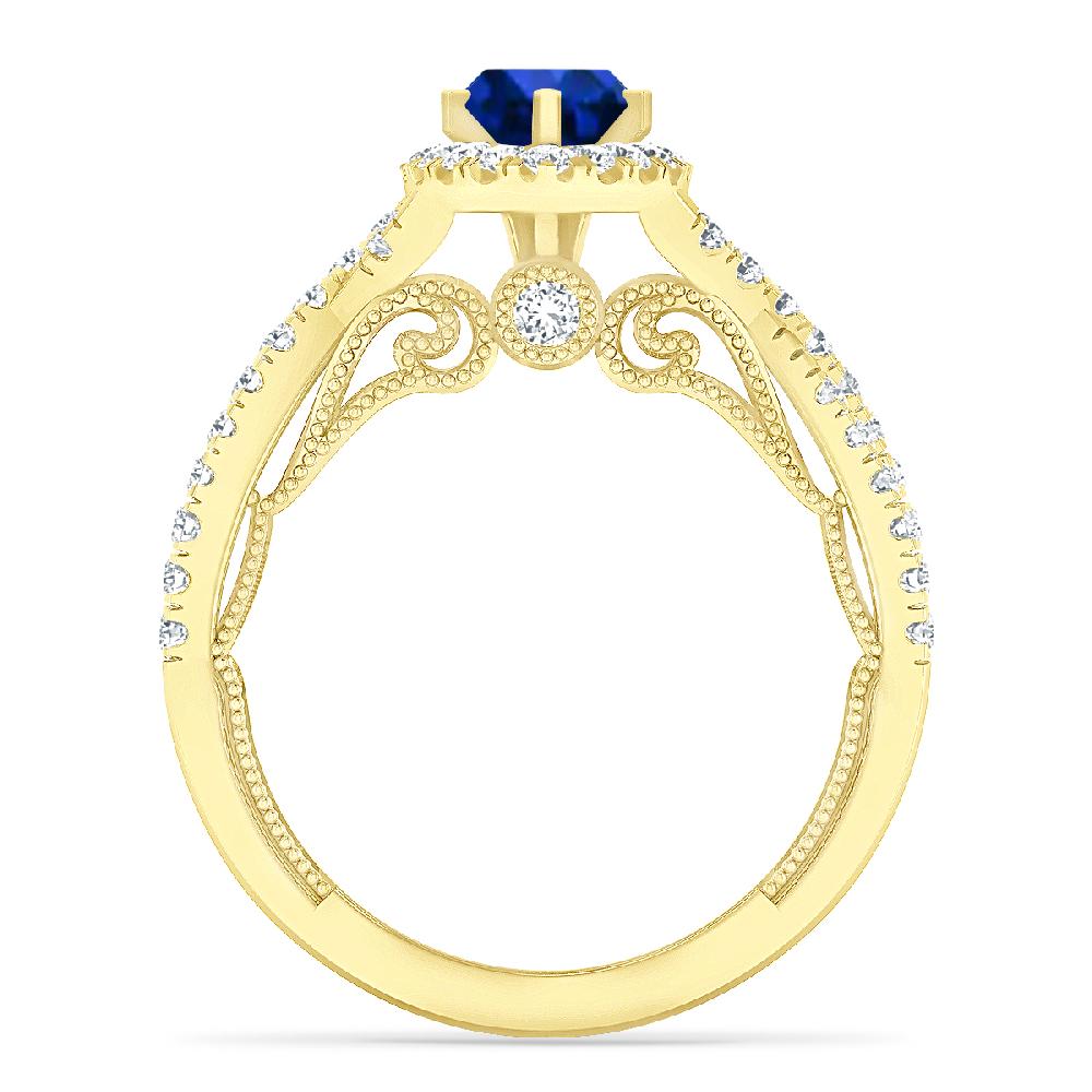 Yellow Gold - Sapphire