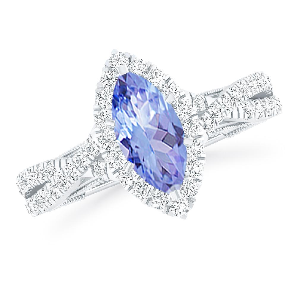 White Gold - Tanzanite