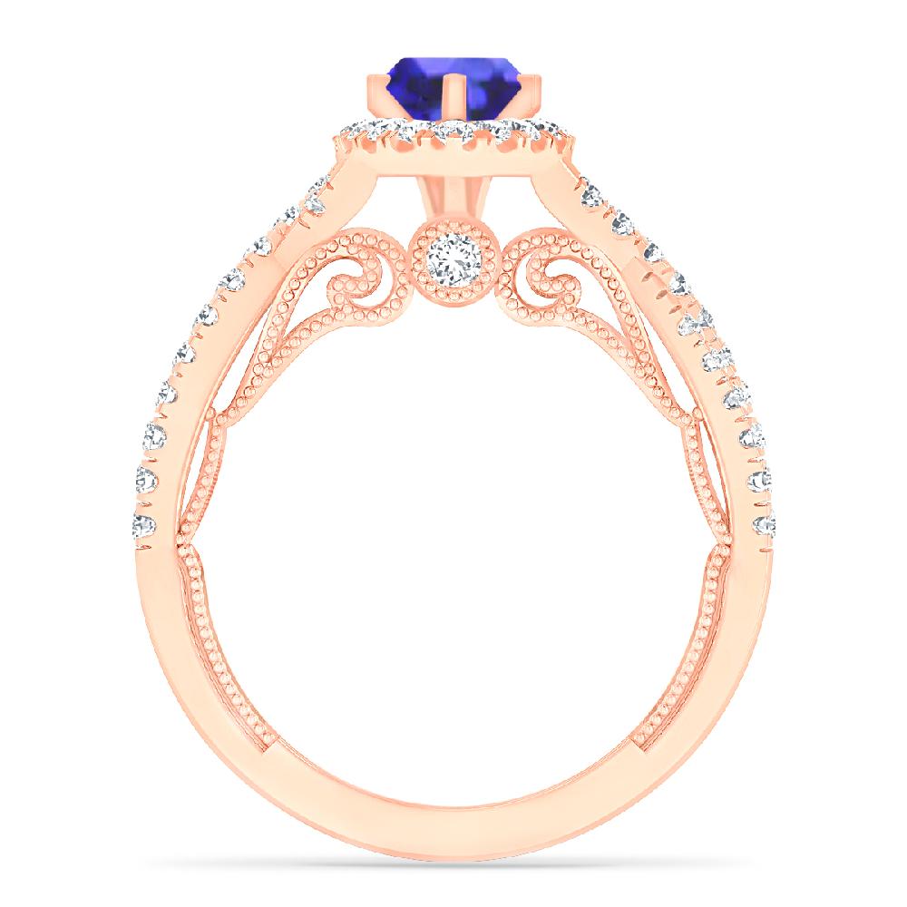 Rose Gold - Tanzanite