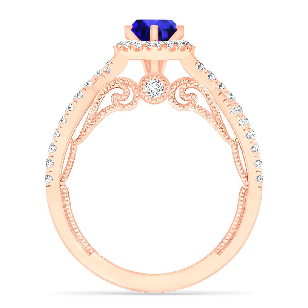 Rose Gold - Tanzanite
