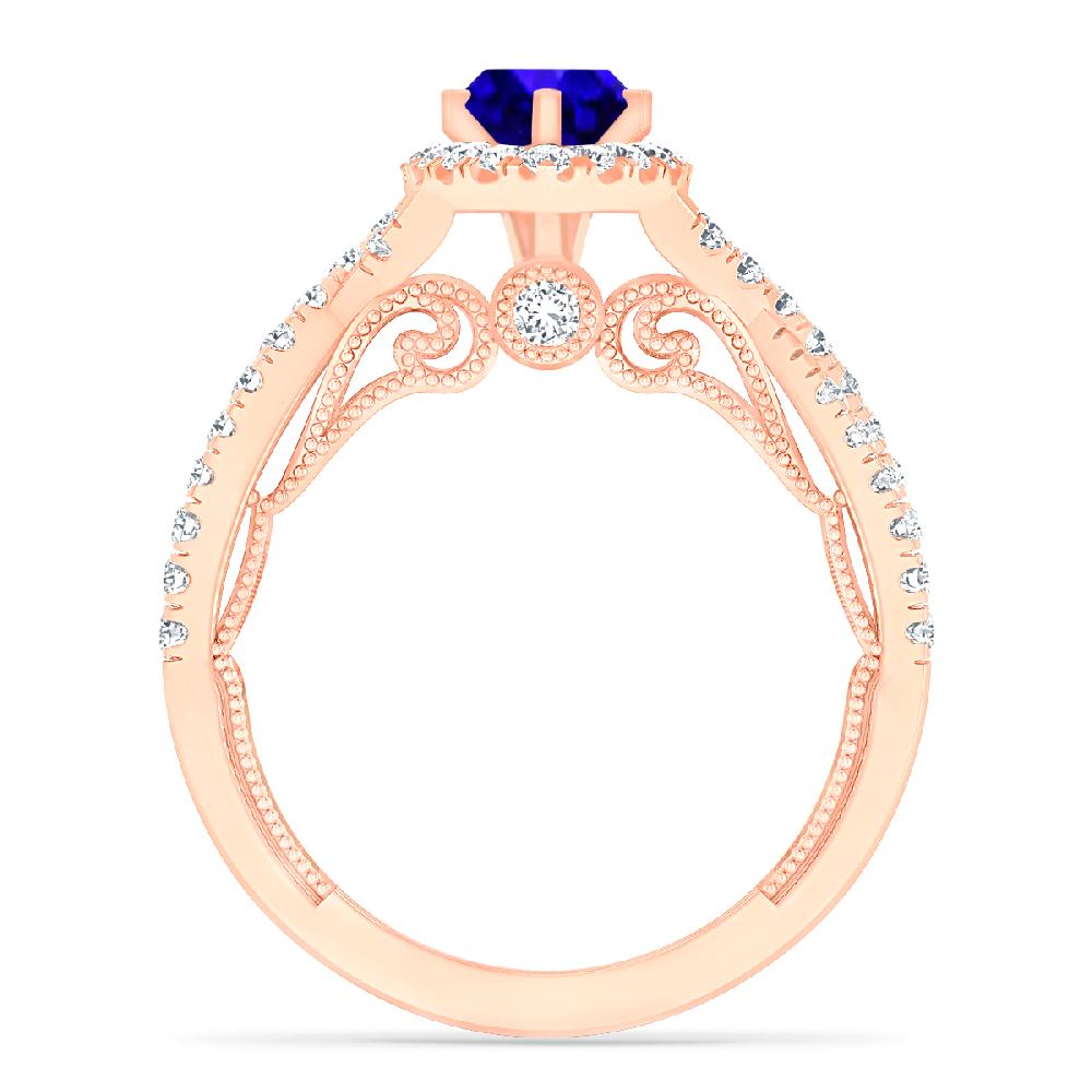 Rose Gold - Tanzanite