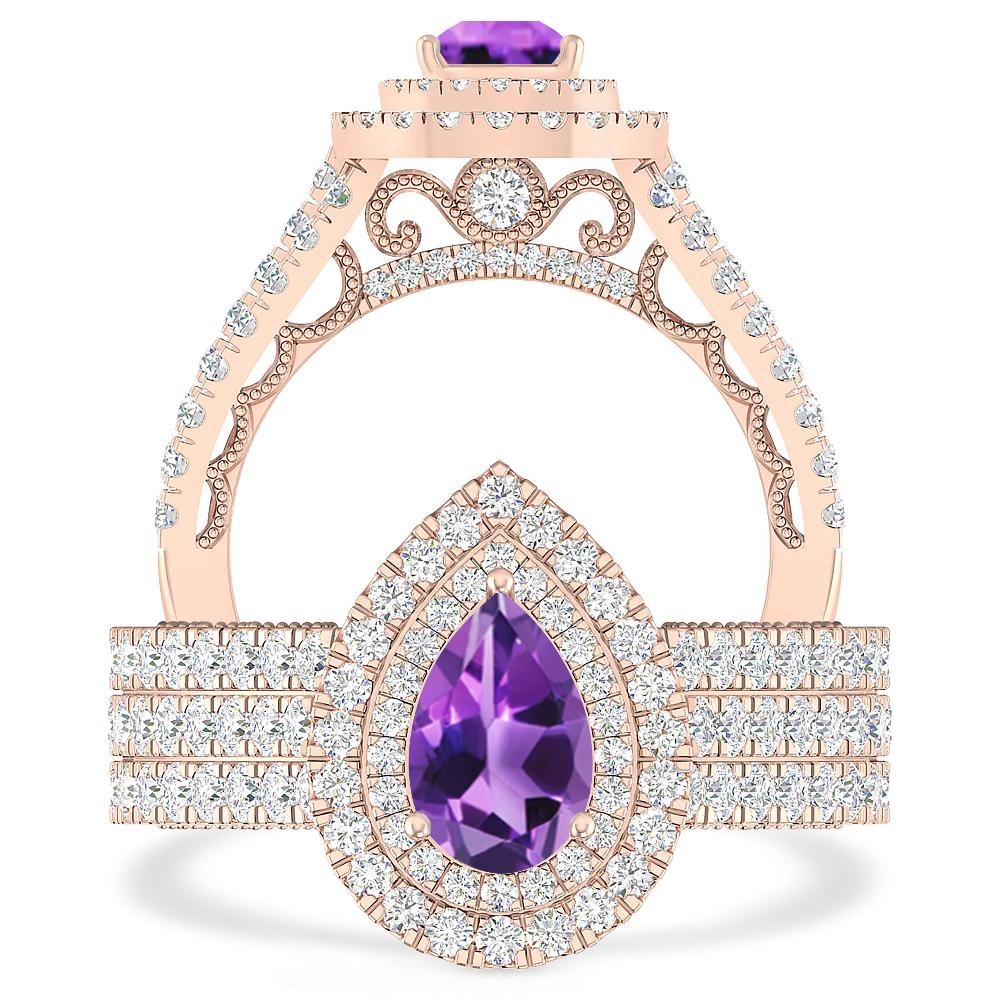 Rose Gold - Amethyst