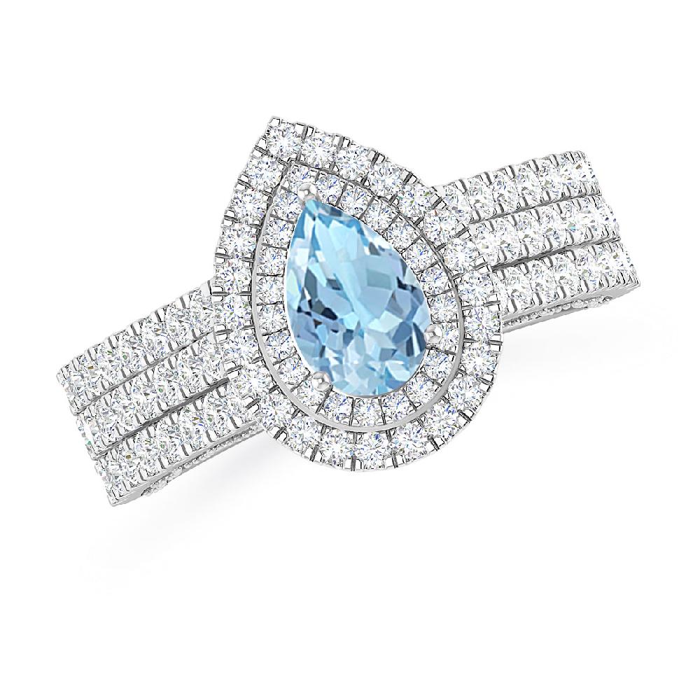 White Gold - Aquamarine