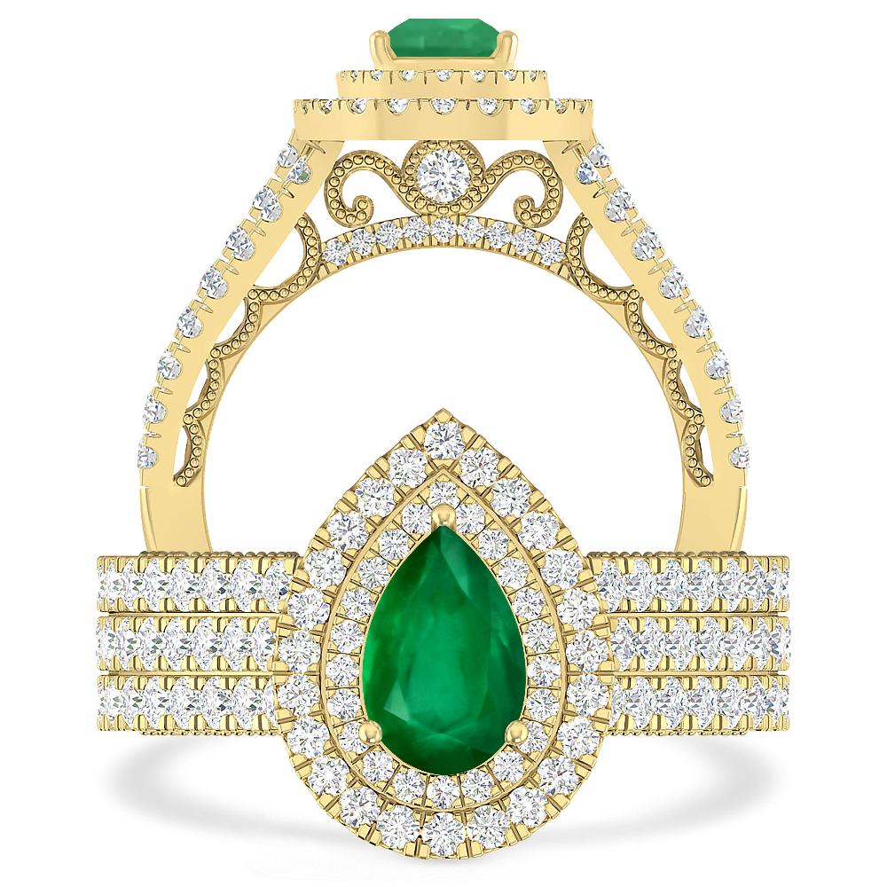 Yellow Gold - Emerald