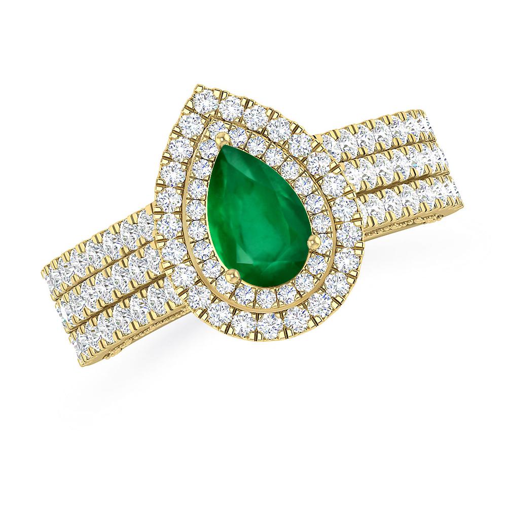 Yellow Gold - Emerald