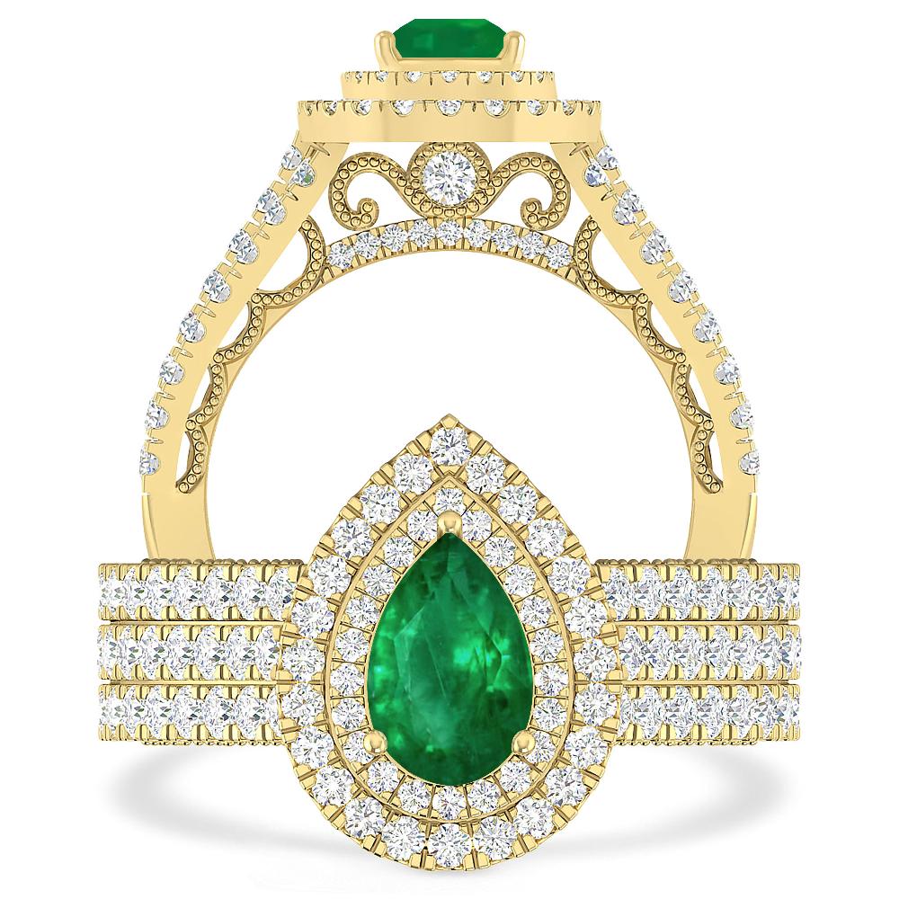 Yellow Gold - Emerald