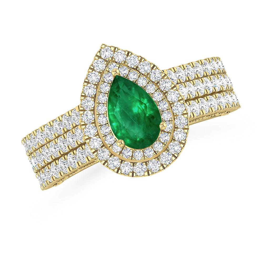 Yellow Gold - Emerald